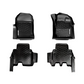Full set of MUDTAMER floor mats for an Isuzu MUX on a white background